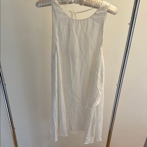 Hommage LA White Sleeveless Dress